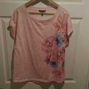 Nicole Miller floral top sz XL